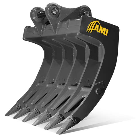 root rake for mini excavator|root rake for komatsu d61.